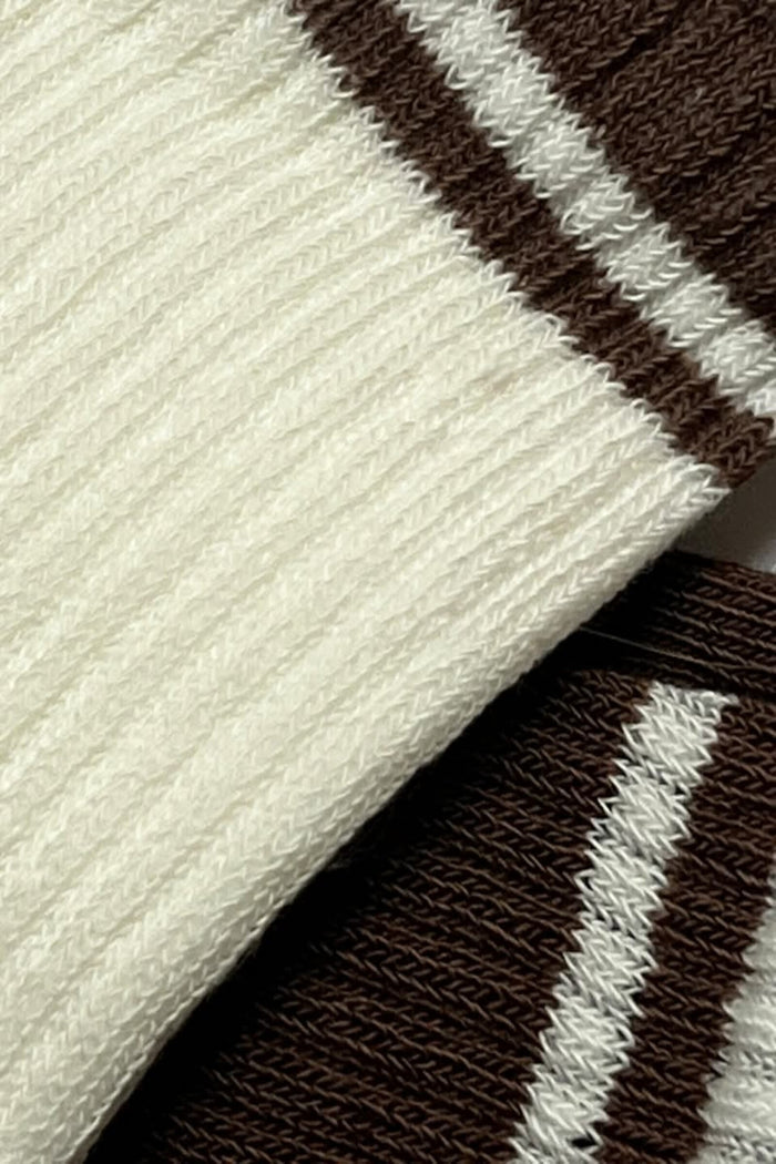 Striped Cuff Socks - 2 Pairs
