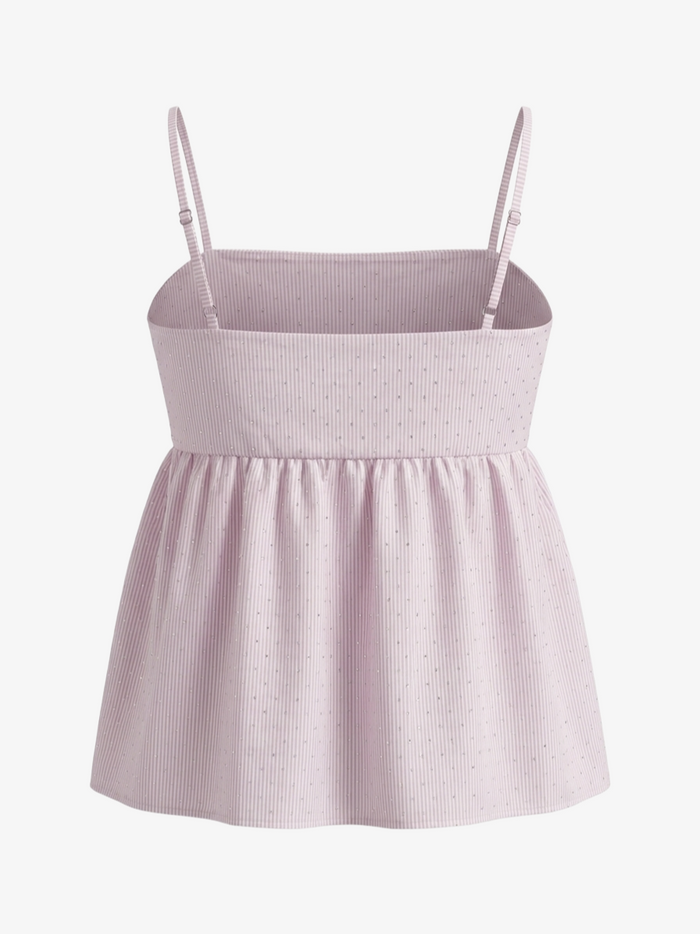 Striped Embellished Beach Set