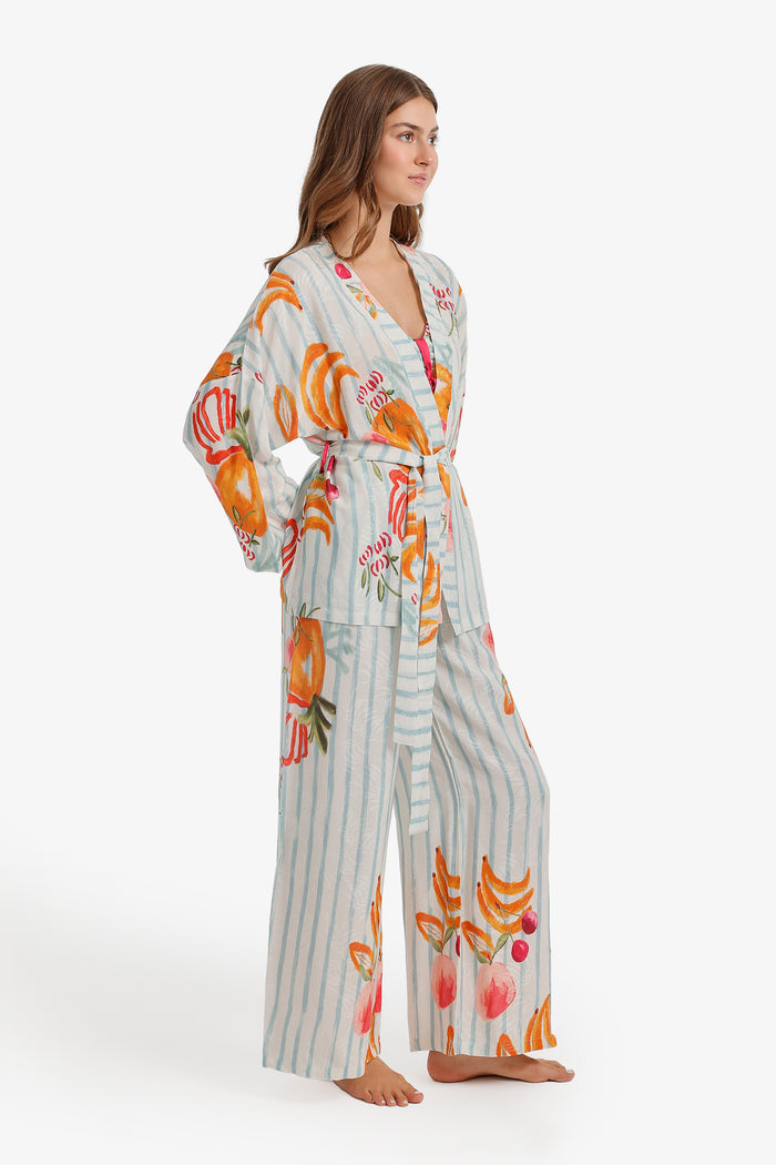 Striped Fruit 3-Piece Pyjama