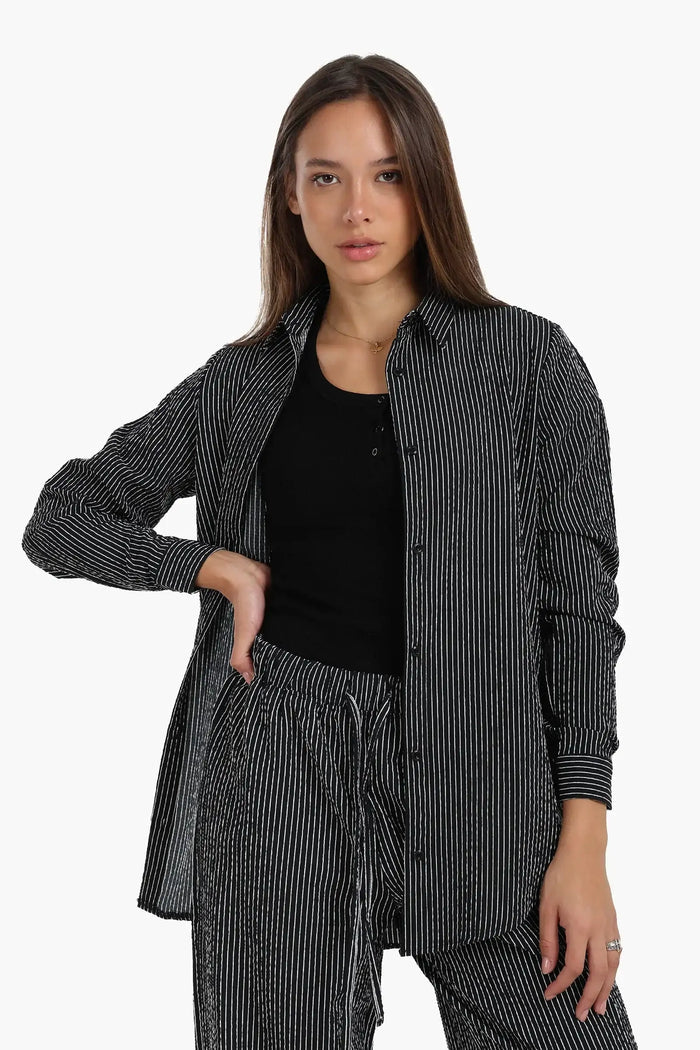 Striped Long-Sleeve Shirt