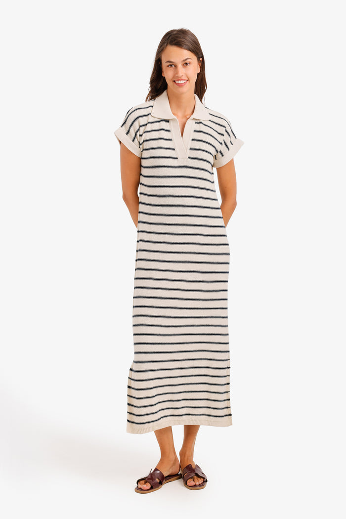 Striped Polo Beach Dress
