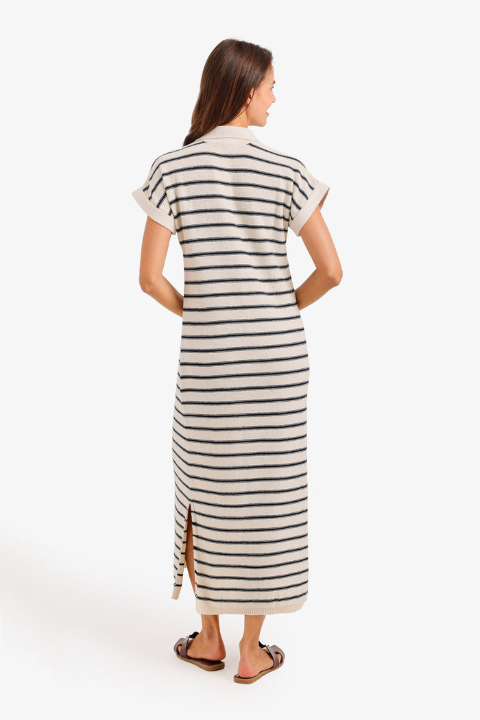 Striped Polo Beach Dress