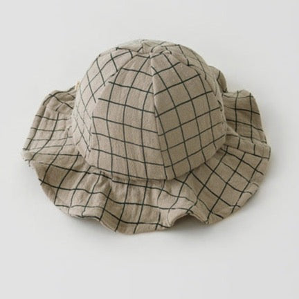 Khaki With Black Checks