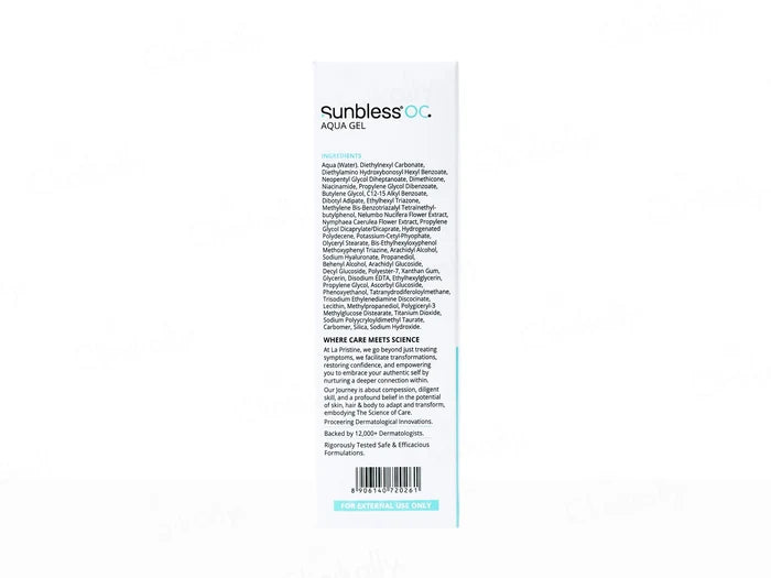 Sunbless OC Oil Control Aqua Gel Sunscreen SPF 50+ PA++++, 50gm