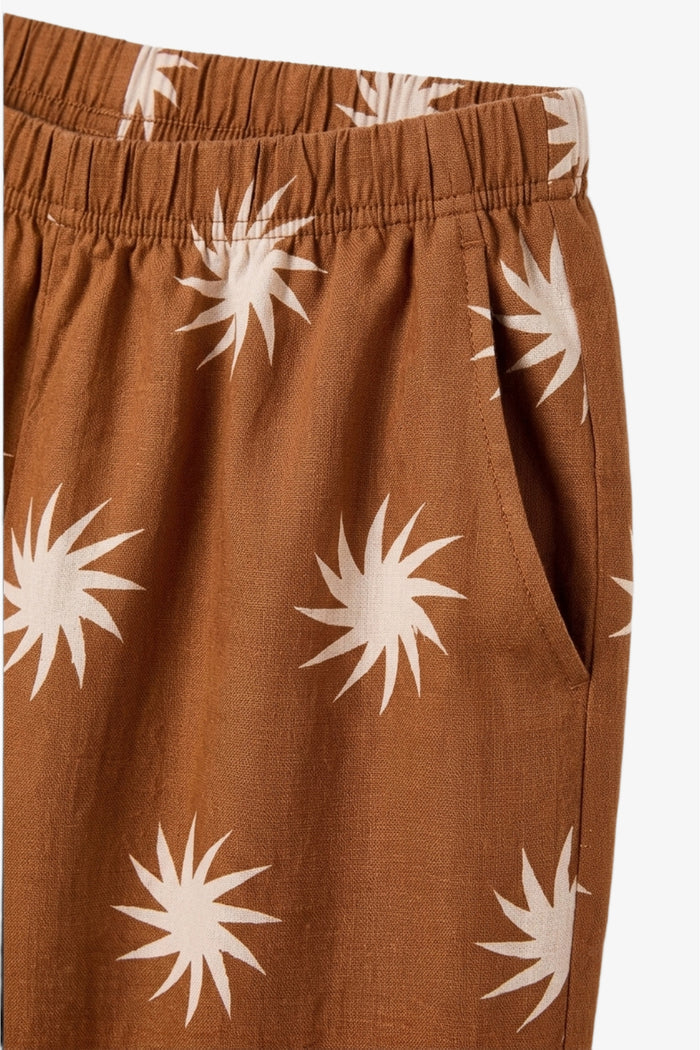Sunburst Wide-Leg Pants