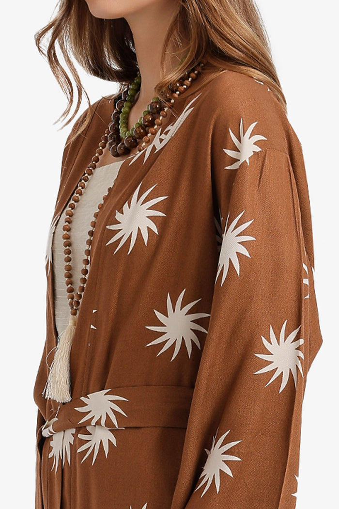 Sunburst Wrap Kimono
