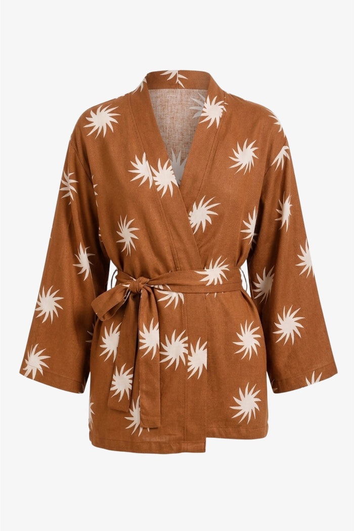 Sunburst Wrap Kimono