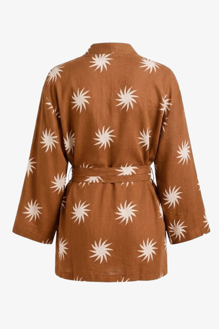 Sunburst Wrap Kimono