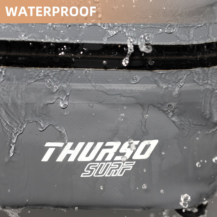 The SUP board bag features WATERPROOF DURABLE materials