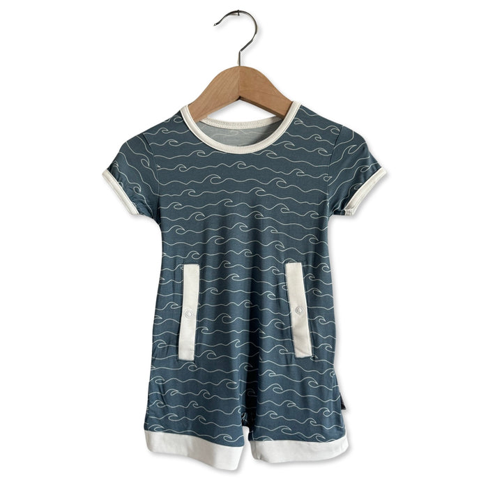 Swell with White Adaptive Tube Access Shorty Romper