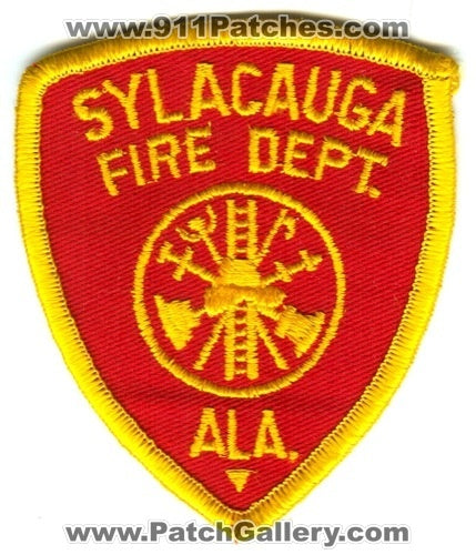 Sylacauga Fire Department Patch Alabama AL