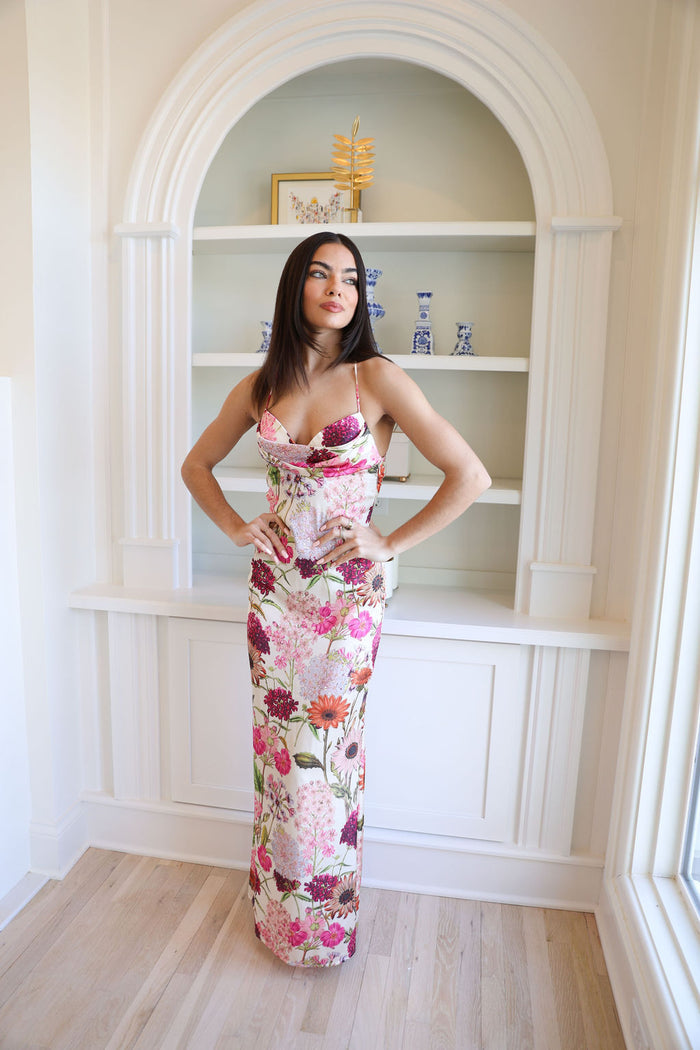 Tara Dress - Pink Daisy