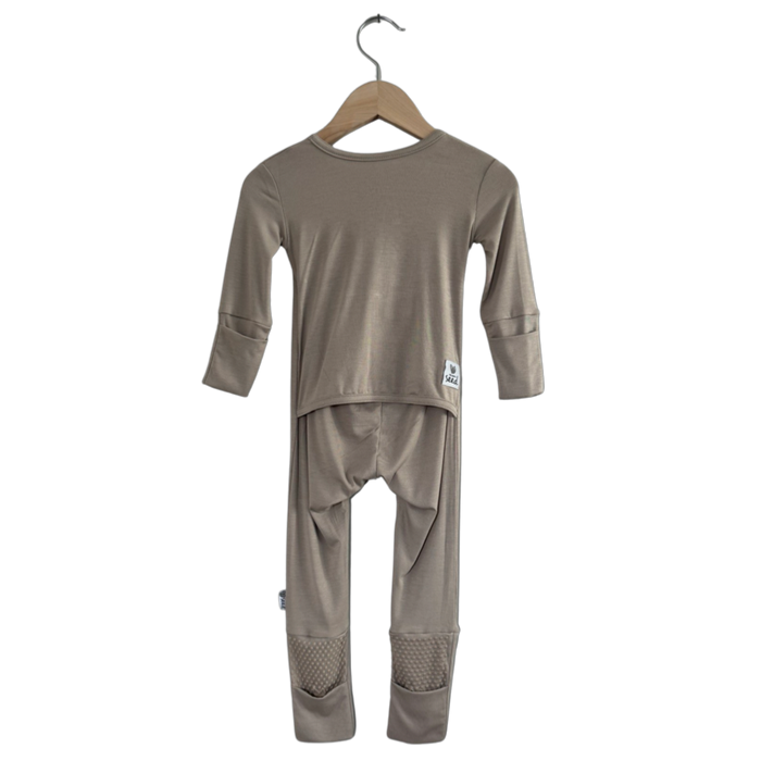Taupe Of The Morning Day to Night Romper