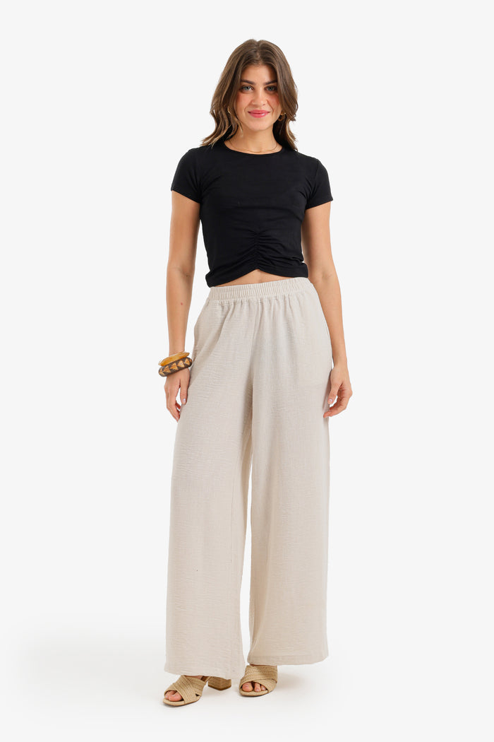 Textured Crinkle Lounge Pants