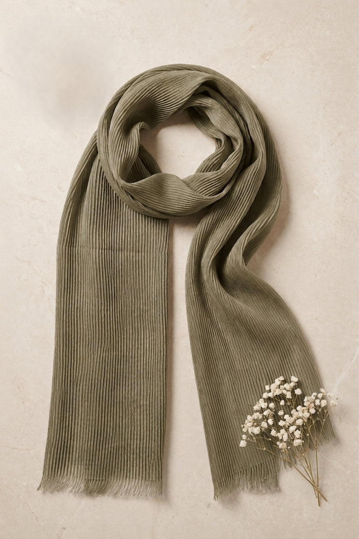 Textured Crinkle Scarf