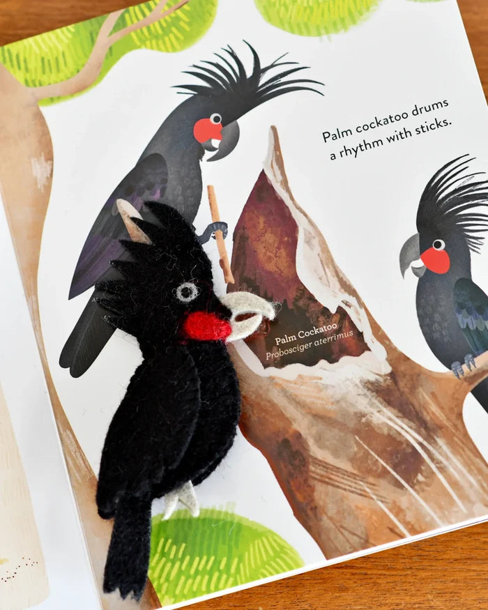 The Busy Beaks Finger Puppets and Book Set