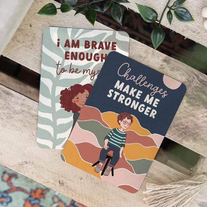 The Creative Sprout Anxiety & Confidence Affirmation Cards for Kids