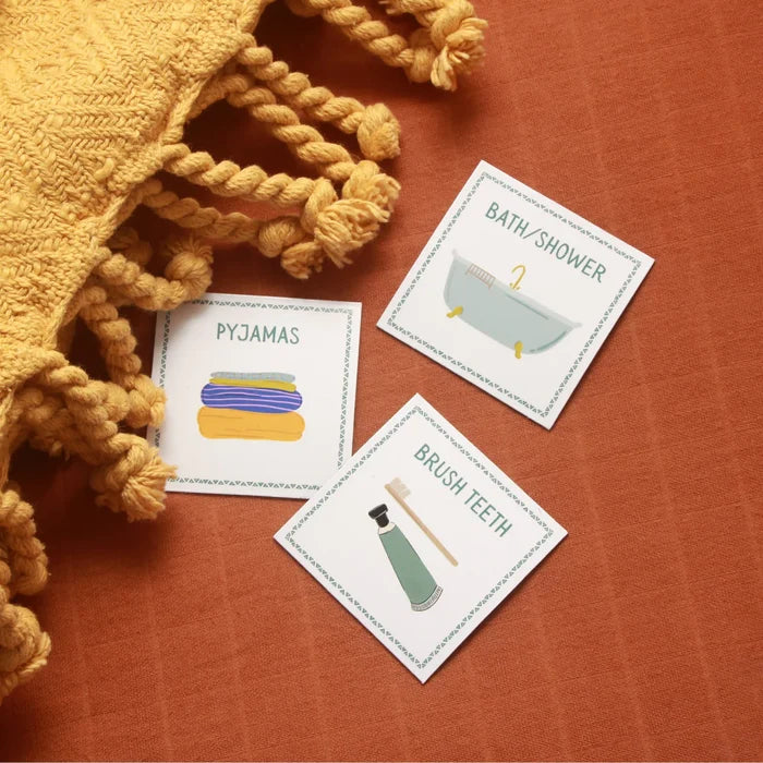 The Creative Sprout Magnetic Morning/Evening Routine Cards - 20 Pack