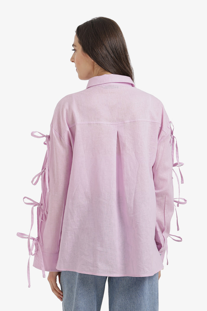Tie-Sleeve Shirt