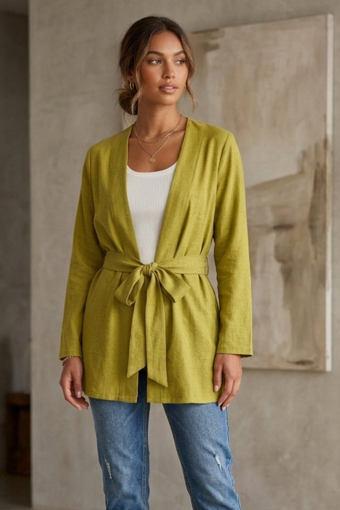 Tie-Waist Cardigan