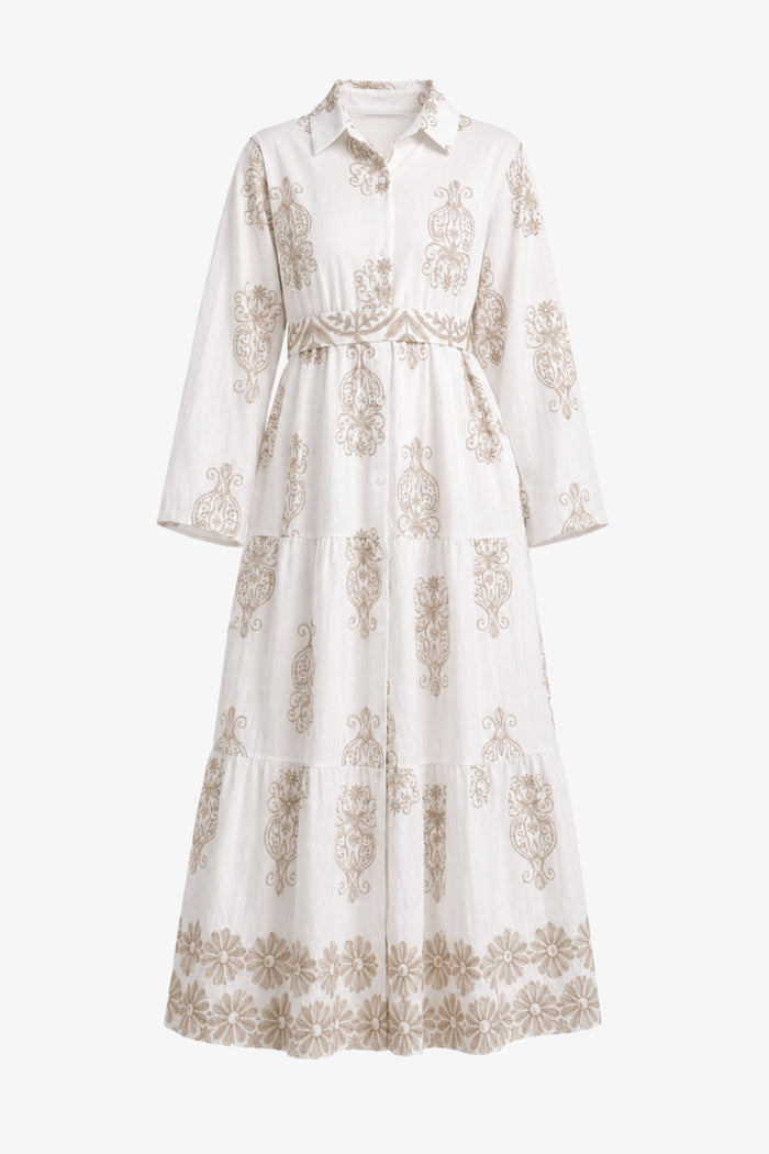 Tiered Midi Dress