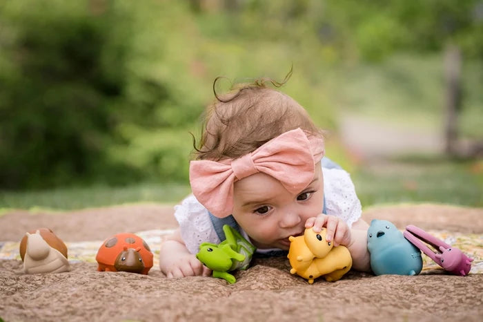 Tikiri My First Garden Friends Natural Rubber Toys