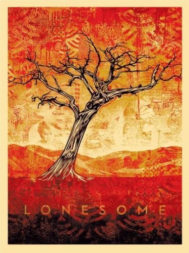 Tom Dula by Shepard Fairey, 18" x 24" Screen Print