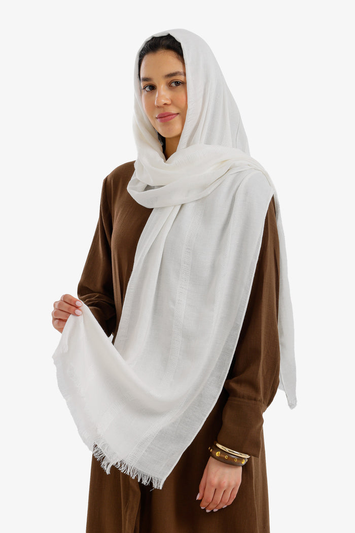 Tonal Stripe Scarf