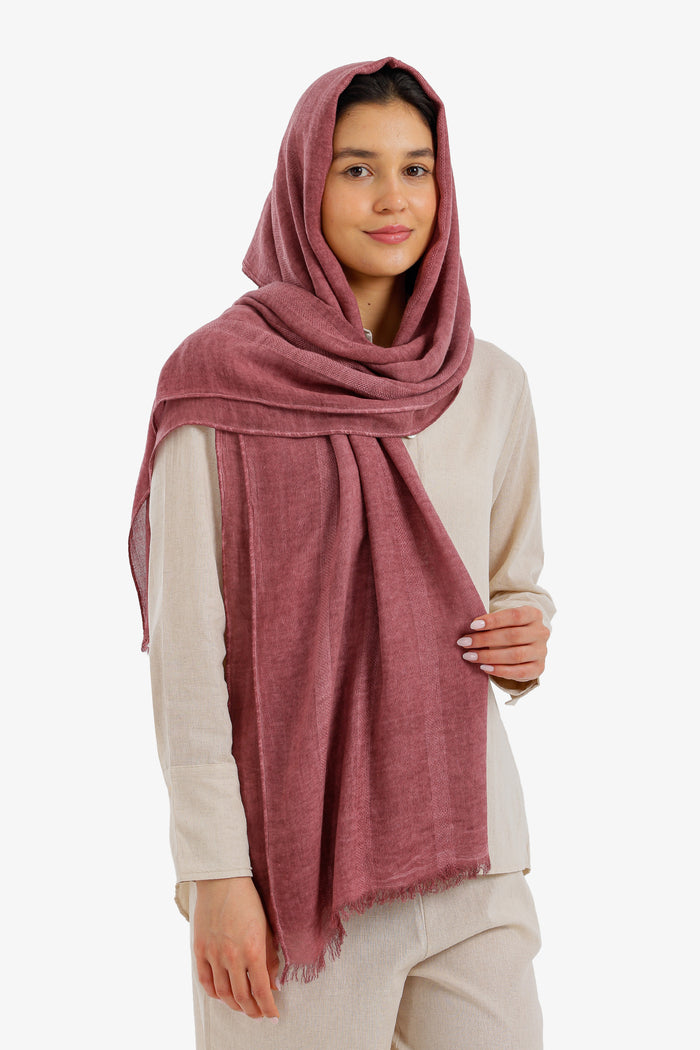 Tonal Stripe Scarf