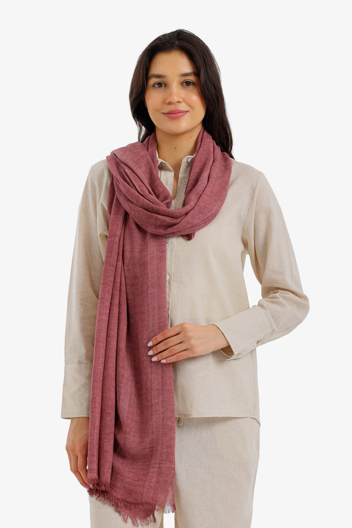 Tonal Stripe Scarf