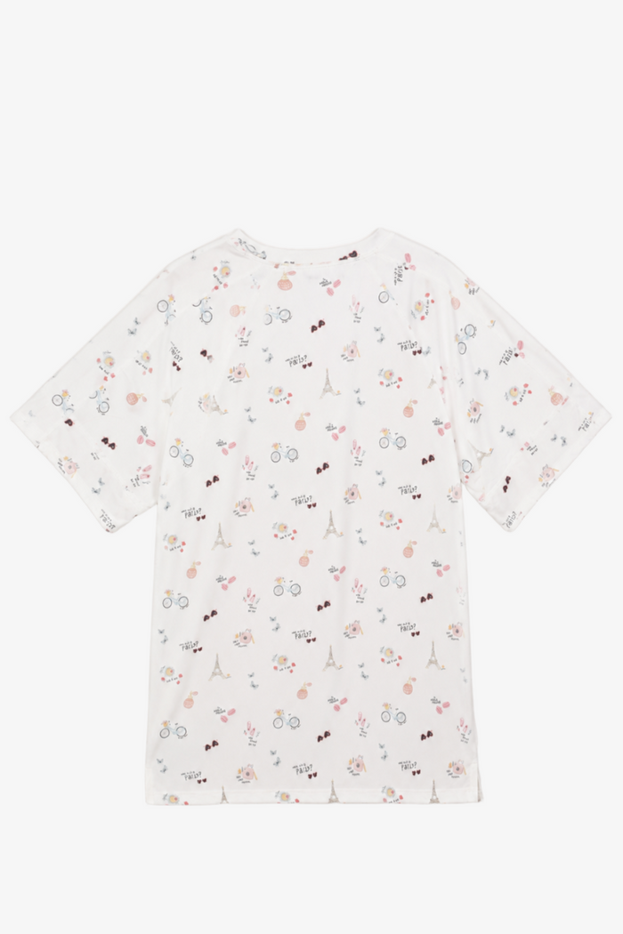 Tossed Graphic Print Nightshirt