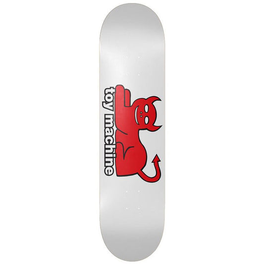TOY MACHINE DEVIL CAT WHITE DECK (8.25)
