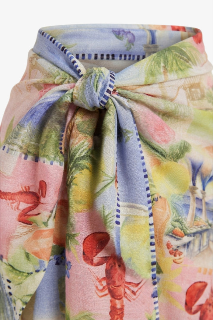 Tropical Colorful Beach Sarong