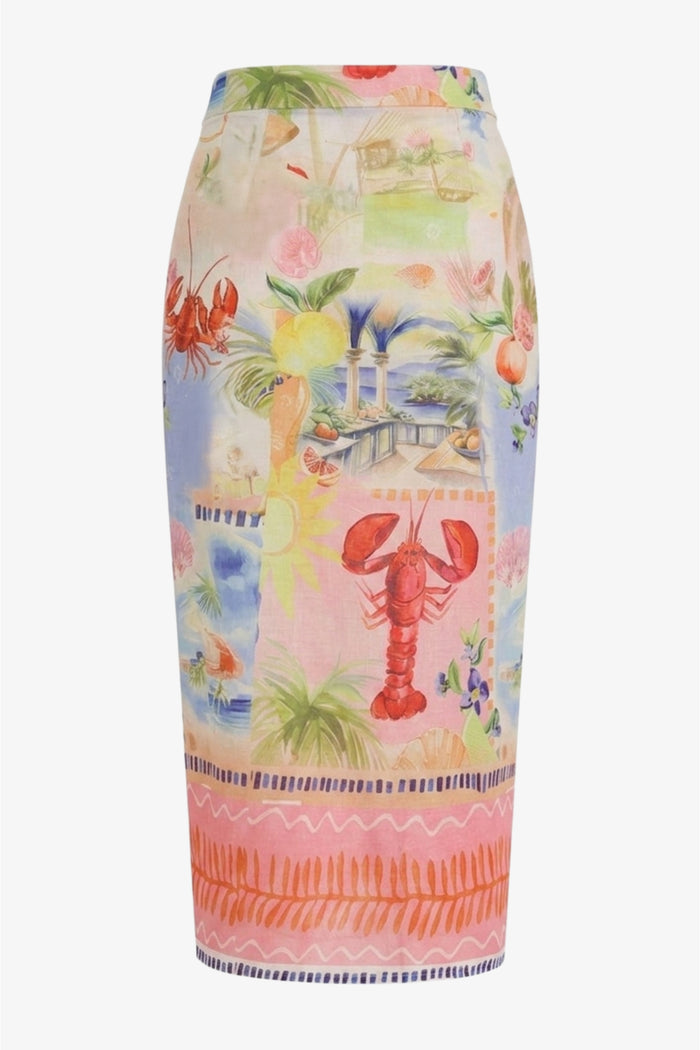 Tropical Colorful Beach Sarong