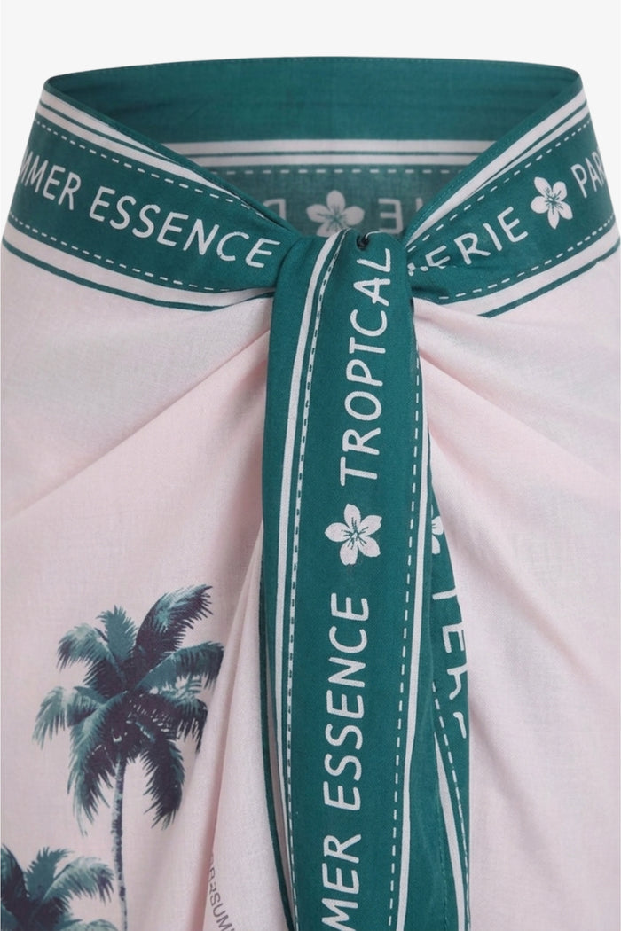 Tropical Print Beach Sarong