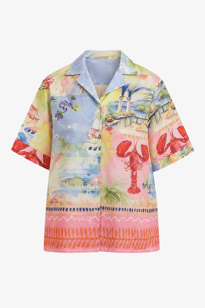 Tropical Print Beach Set