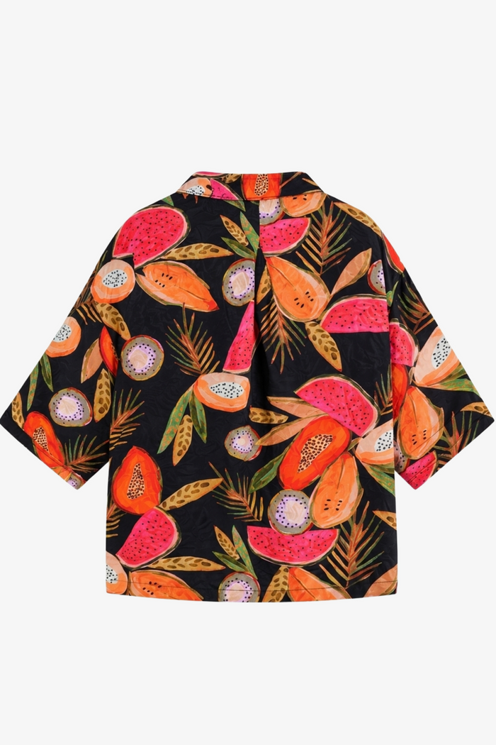 Tropical-Print Pyjama Set