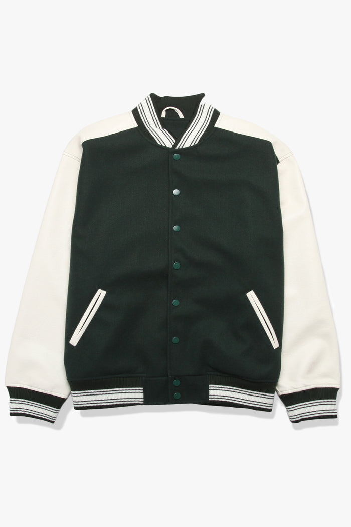 TRS - Vegan Varsity Jacket - Green