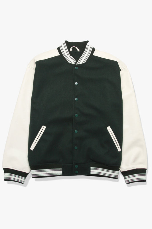 TRS - Vegan Varsity Jacket - Green
