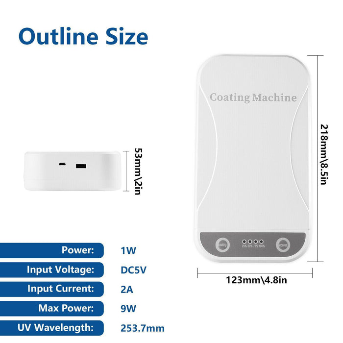 Ultraviolet Cell Phone Sterilizer Sanitizer Box Case Cleaner UVC - Until Times Up