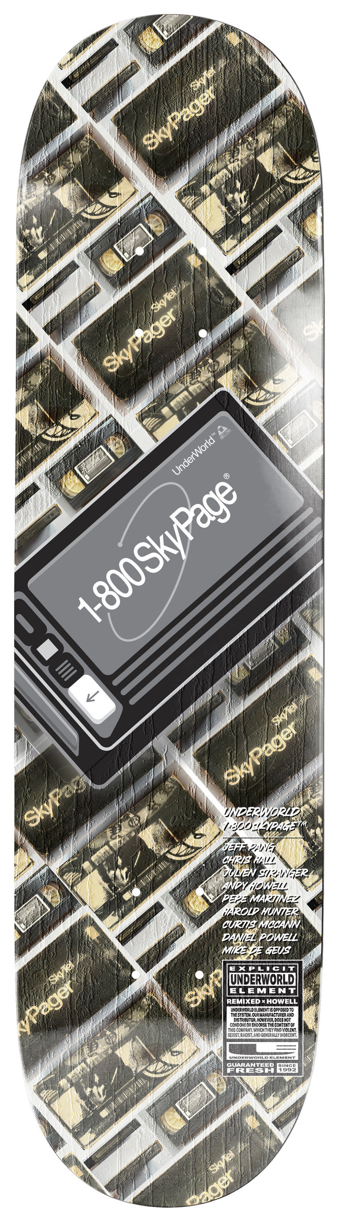 UNDEWORLD ELEMENT SKYPAGER II SSD26 EX7 DECK (8.5)