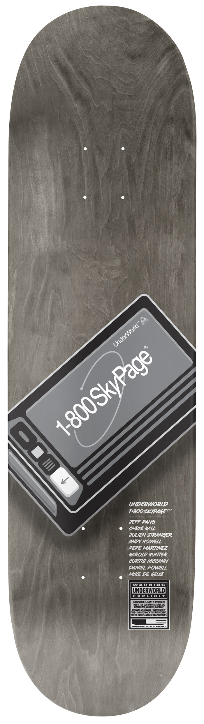 UNDEWORLD ELEMENT SKYPAGER II SSD26 EX7 DECK (8.5)