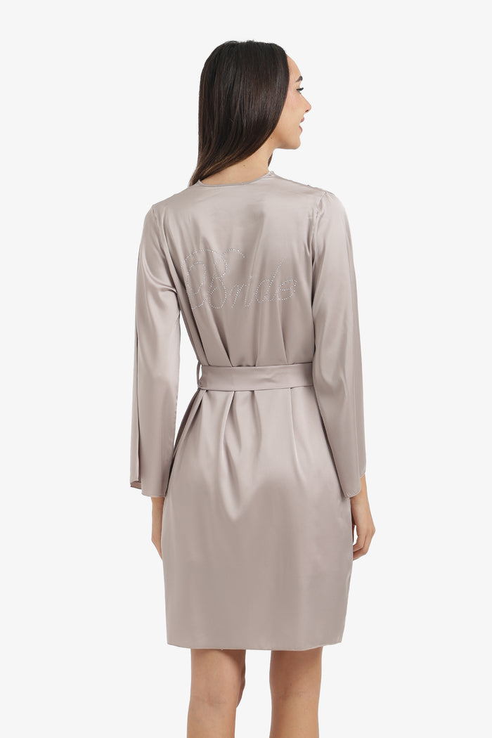 V-Neck Asymmetrical Robe