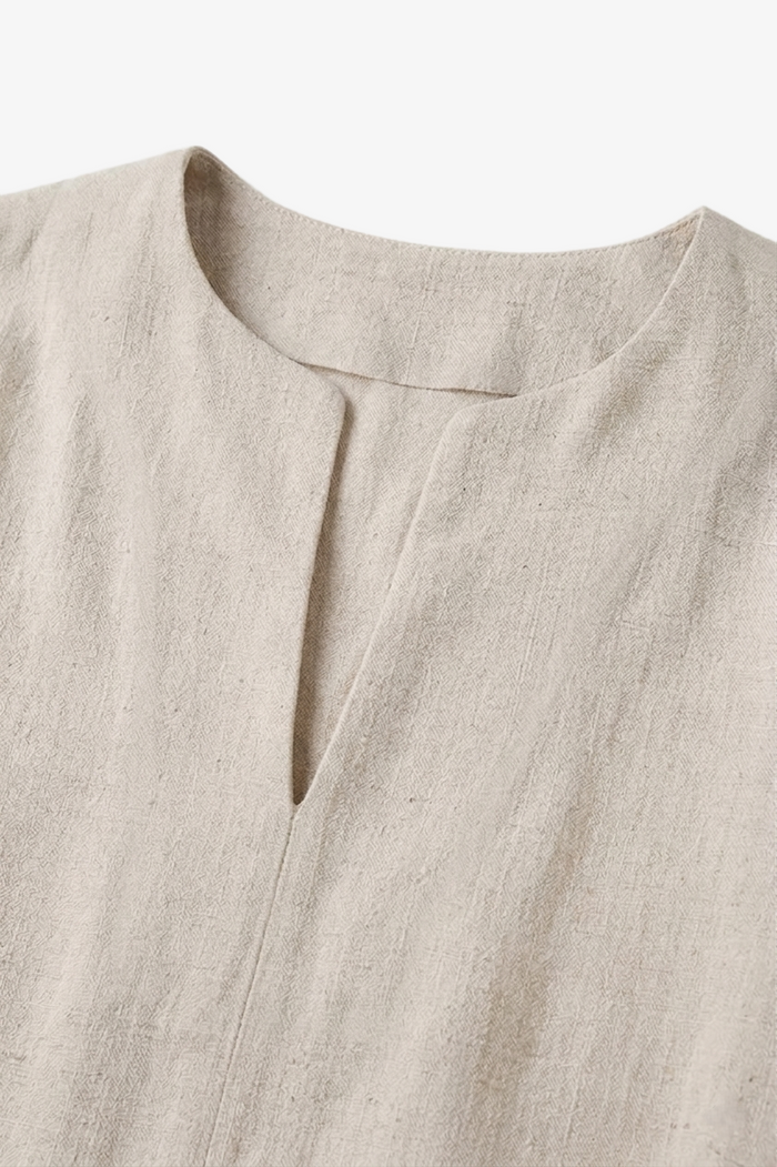 V-Neck Relaxed Blouse