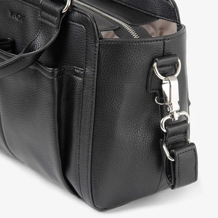 Vanchi Amelia Convertible Nappy Bag/ Pram Caddy - Black
