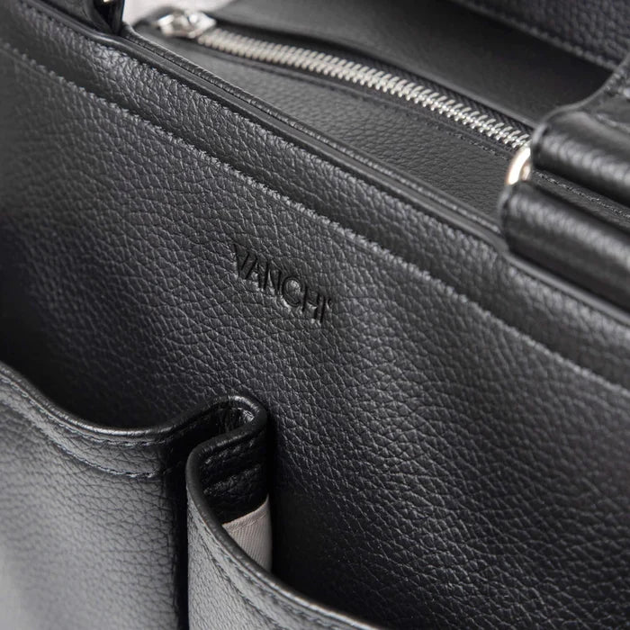 Vanchi Amelia Convertible Nappy Bag/ Pram Caddy - Black