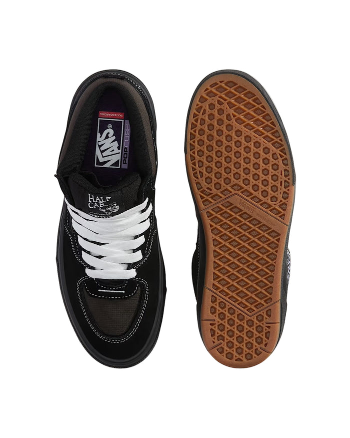 VANS HALF CAB WAFFLECUP (BLK/ASPHALT)