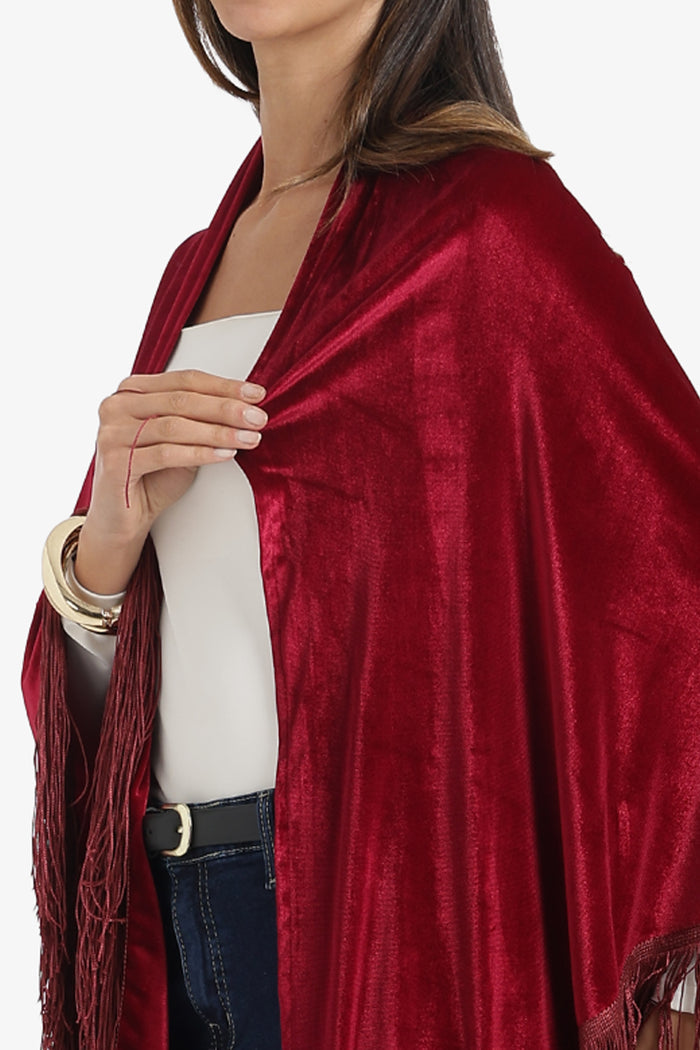 Velvet Wrap Kimono