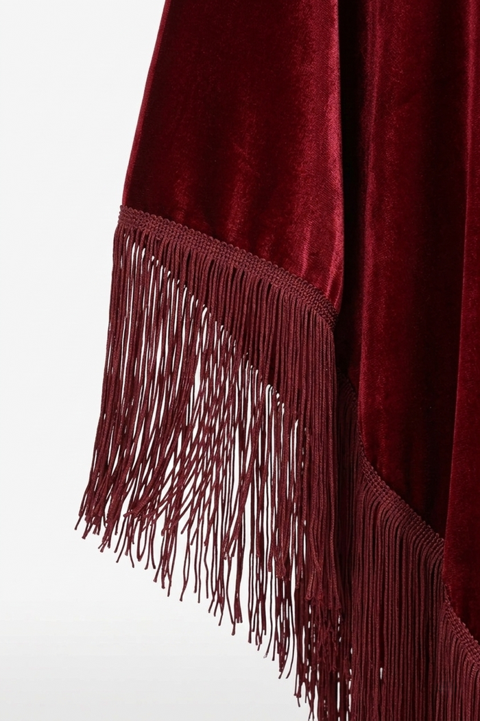 Velvet Wrap Kimono