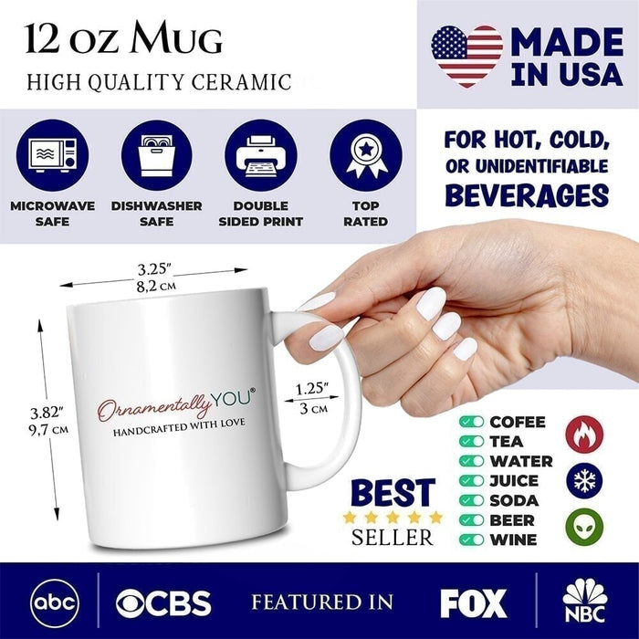 Spooky Halloween Dentist Personalized Mug, Teeth Monster Gift for Dental Crew with Custom Name Personalized Ceramic Mug OrnamentallyYou
